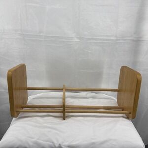 Napa Valley Box Company Wood‎ CD DVD VHS Book Holder Rack Adjustable